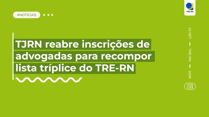 As inscrições vão até o dia 29 de setembro