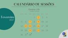 TRE-RN Calendário de sessões Fevereiro 2017