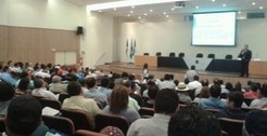 Foto do Ciclo de Palestras da Justiça Eleitoral, realizado em Natal em 29 de maio de 2012