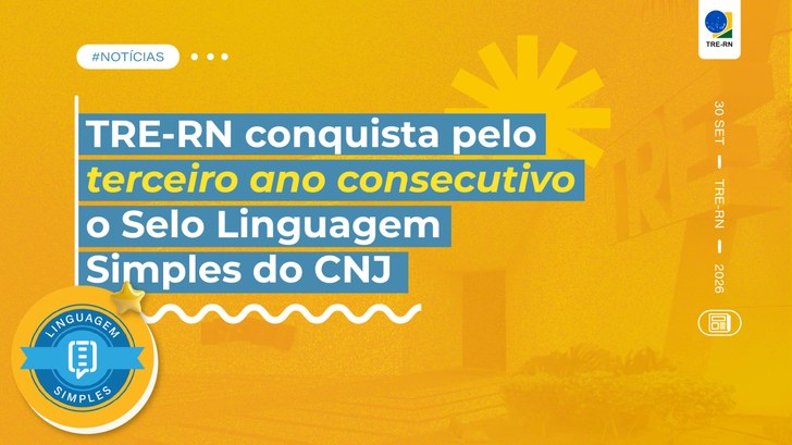Projeto Eleições 2026 em Linguagem Simples garantiu ao Tribunal 84 pontos e a terceira maior not...
