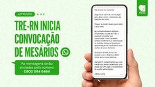 As cartas de convocação serão enviadas até o dia 5 de agosto via whatsapp oficial