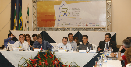 TRE/RN Ministro Henrique Neves no 56º Colégio de Presidentes TRE/RN Ministro Henrique Neves no 56º Colégio de Presidentes