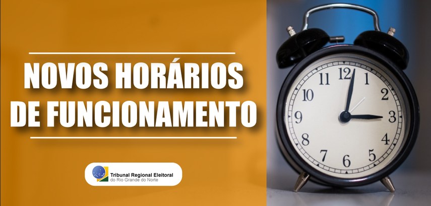 TRE RN Novos horários de funcionamento recesso natalino TRE RN Novos horários de funcionamento recesso natalino