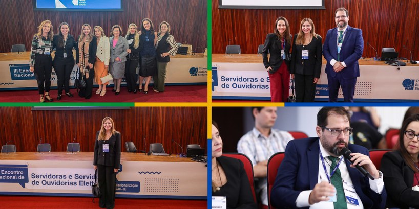 TRE-RN participa do III Encontro Nacional de Servidores das Ouvidorias Eleitorais O Encontro acontece de 2 a 4 de junho. Juíza Suely Silveira, ouvidora eleitoral, e servidores es...
