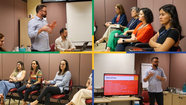 TRE-RN promove oficina do Setembro Amarelo sobre bem-estar emocional e sentido da vida Atividade reuniu servidores em momento de reflexão sobre saúde mental