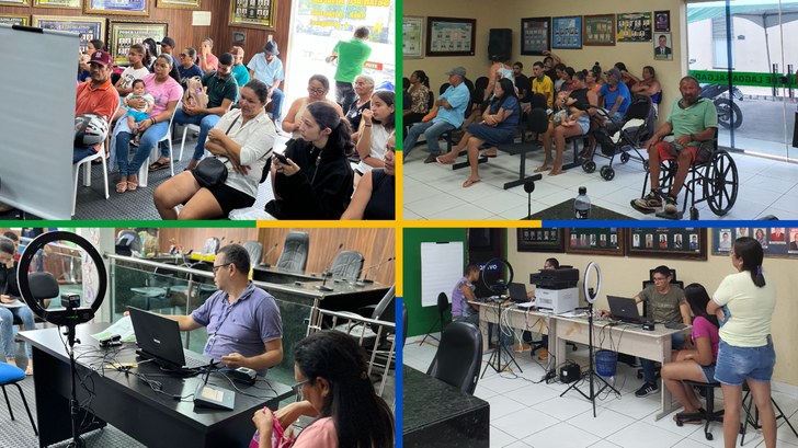 Cinco municípios foram beneficiados com as ações itinerantes realizadas em 4 dias durante o 2º c...