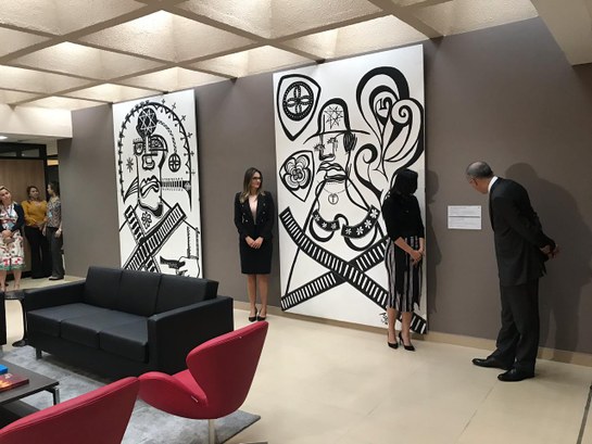 TRE-RN recebe doação de obras do artista Azol TRE-RN recebe doação de obras do artista Azol