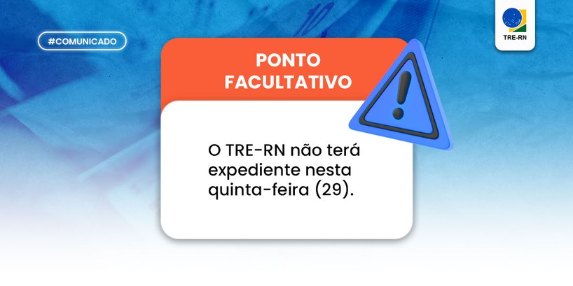 Os prazos processuais ficam prorrogados para a sexta-feira (30)