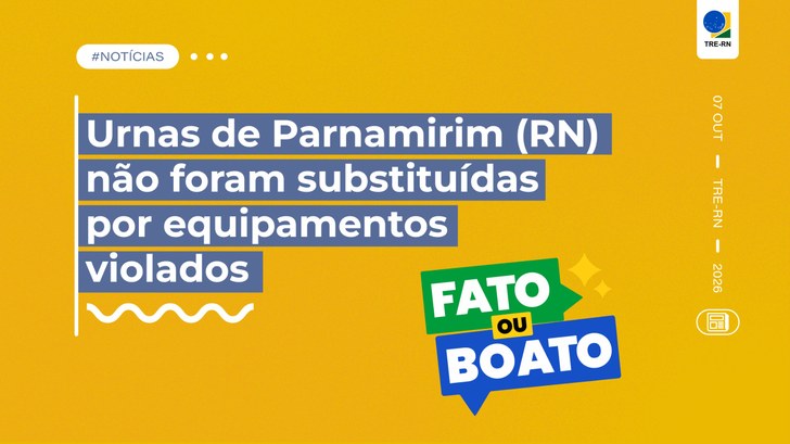 Troca ocorreu após falha na tela e seguiu os procedimentos de contingência da Justiça Eleitoral,...